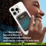 Aomago 64GB AI Voice Recorder – Grabadora de Voz Inteligente con Transcripción Automática - Image 2